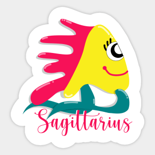 12 Zodiac Signs Astrology - Sagittarius Sticker